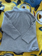 Charter Club Women's 100% Cashmere Crewneck Sweater Two Ply light gray XL