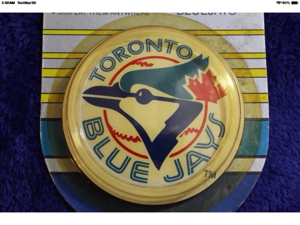Nuevo de Lote Antiguo Cal Personalizado Toronto Bluejays Rejilla Insignia Topper Letrero Accesorio Parachoques Foto 2 de 4
