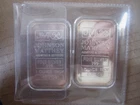 .999 pure  Silver Bar 1 oz  Johnson Matthey - Capsule Consecutive Serial