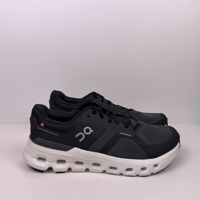 On Cloudrunner 2 Running Shoes Men s Size 10.5 2E Wide Eclipse Black 3ME10320264