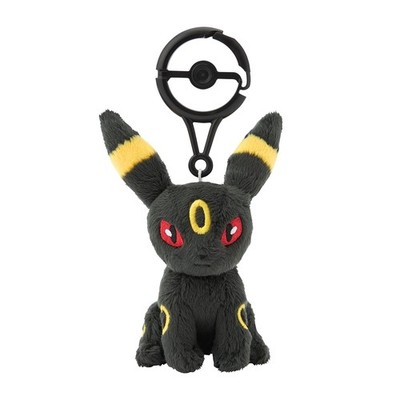 Umbreon 197 Mascot with Carabiner mini PLUSH Pokemon Center Japan NEW WITH TAGS