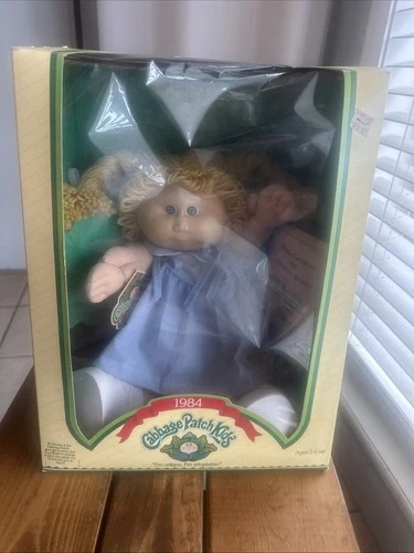 Cabbage Patch Doll Vintage 1984 Helene Ernestine with papers in box