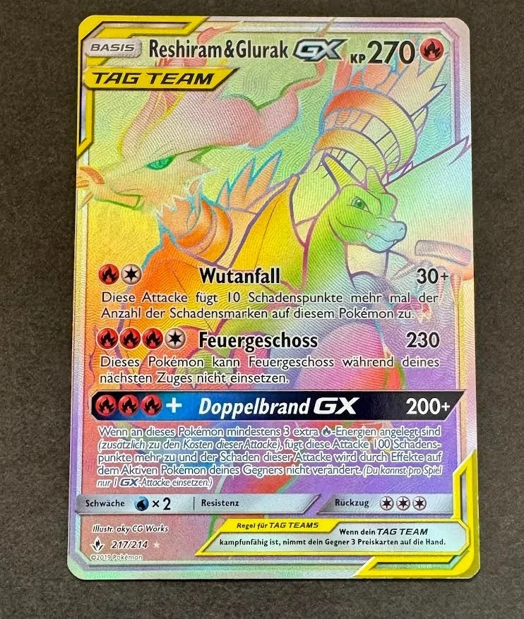 Secret-Rare-Pokmon-TCG Einzelne Trading Card Game Drachen auf Deutsch  online kaufen | eBay.de
