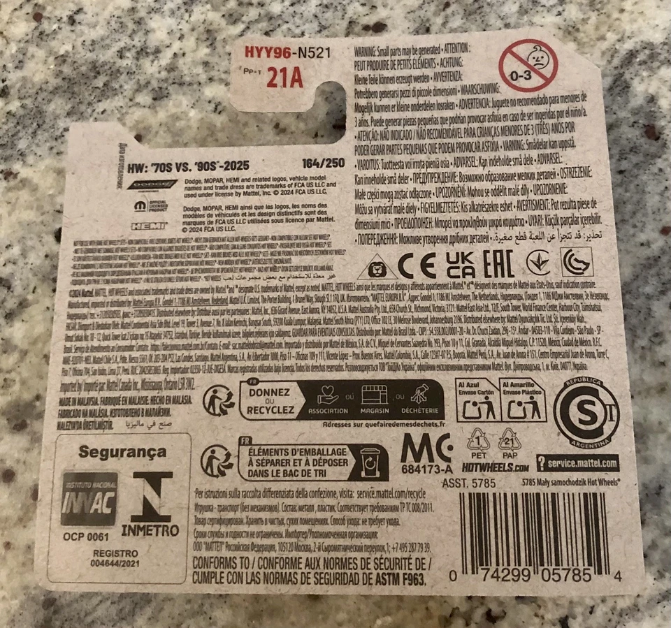 Hot Wheels ‘70 DODGE HEMI CHALLENGER 2025 1:64 - Immagine 2 di 2