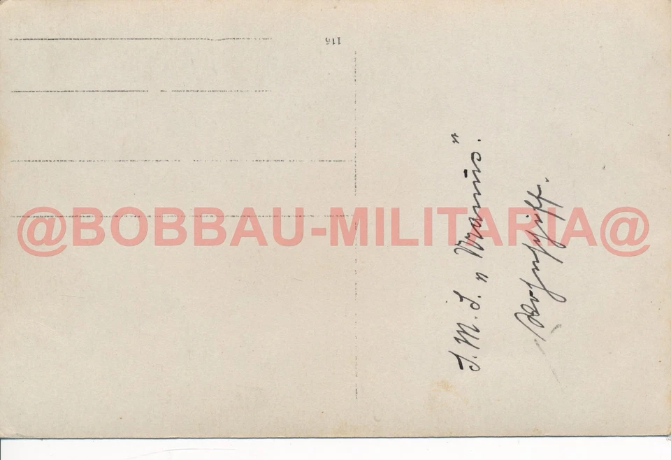 V73 Foto-Karte Flensburg Wohnschiff SMS Uranus ex SMS Kaiser kaiserliche Marine - Bild 2 von 2