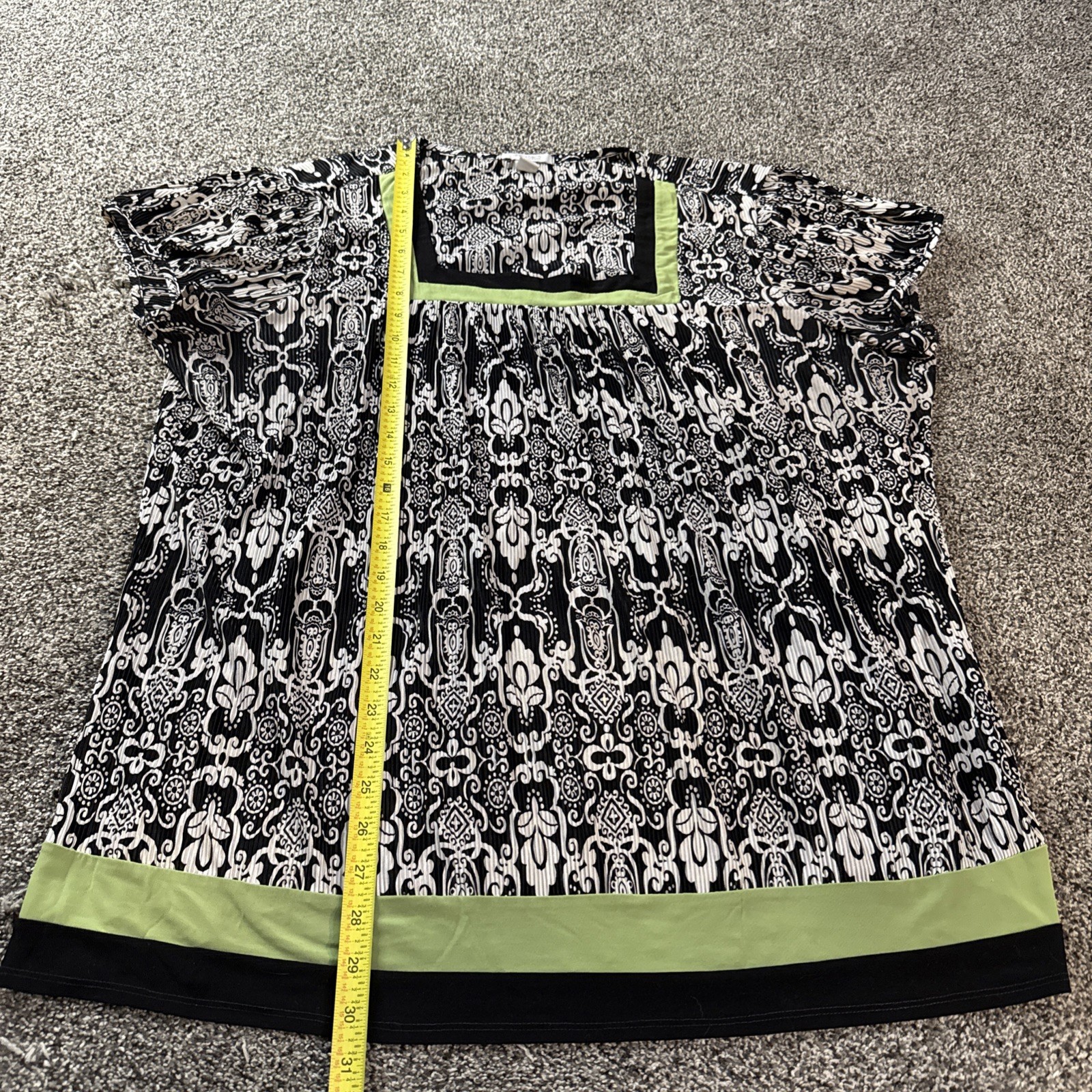 Dress Barn Multi Pattern Deep U-neck Sleeveless T… - image 7