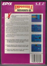 Nintendo Impossible Mission Ii - Nes (Importaci&oacute;n USA) GAME NUEVO