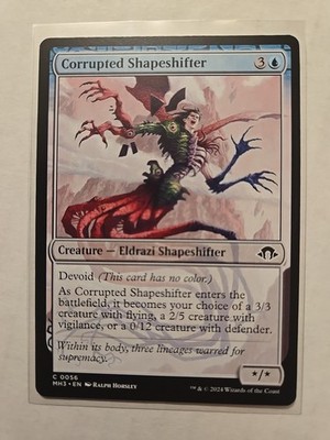 Corrupted Shapeshifter - Modern Horizons 3 - LP - MTG Magic - Common - Creature