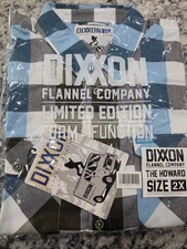 🔥🔥🔥Mens DIXXON FLANNEL The HOWARD NWT SIZE 2XL XXL 🔥🔥🔥🔥 SOLD OuT  RARE
