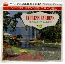 View Master A969, Cypress Gardens Floral Paradise, Florida Version B, 3 Reel Set