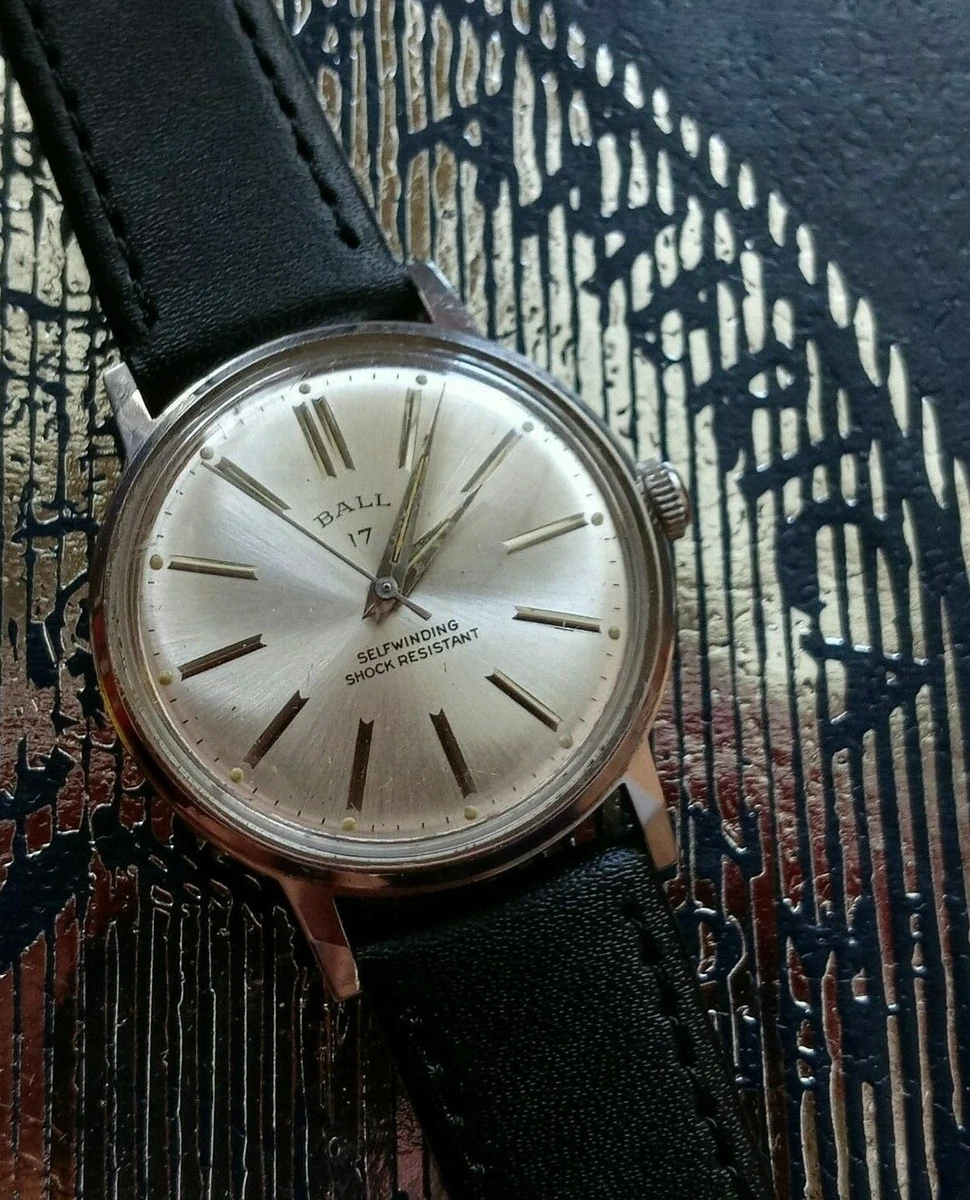 1960 S MENS BALL 17 SELFWINDING AUTOMATIC 1318 WRIST WATCH
