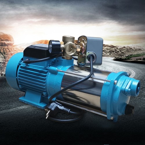 1300W 9.8Bar 4000L/H INOX Kreiselpumpe Garten Hauswasserwerk mit Druckschalter