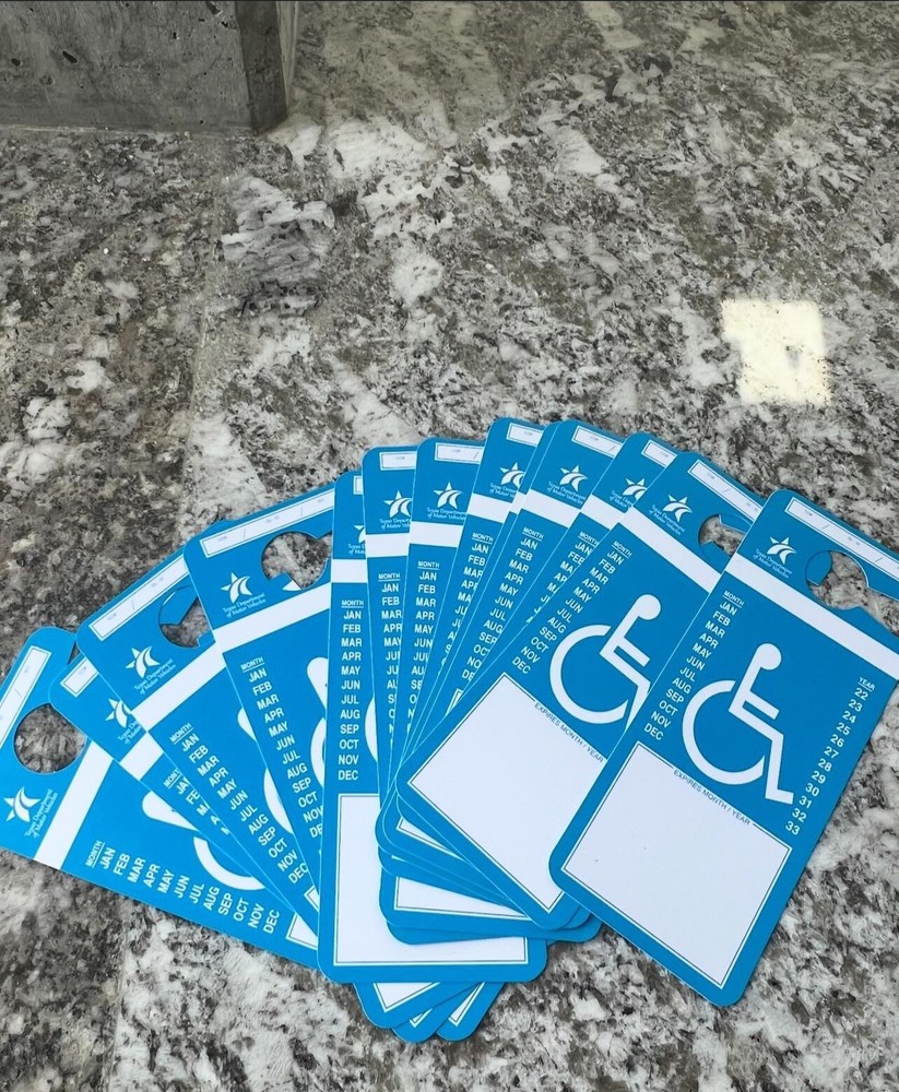 Handicap Parking Placard expires in 4 years ready to use valid in any state