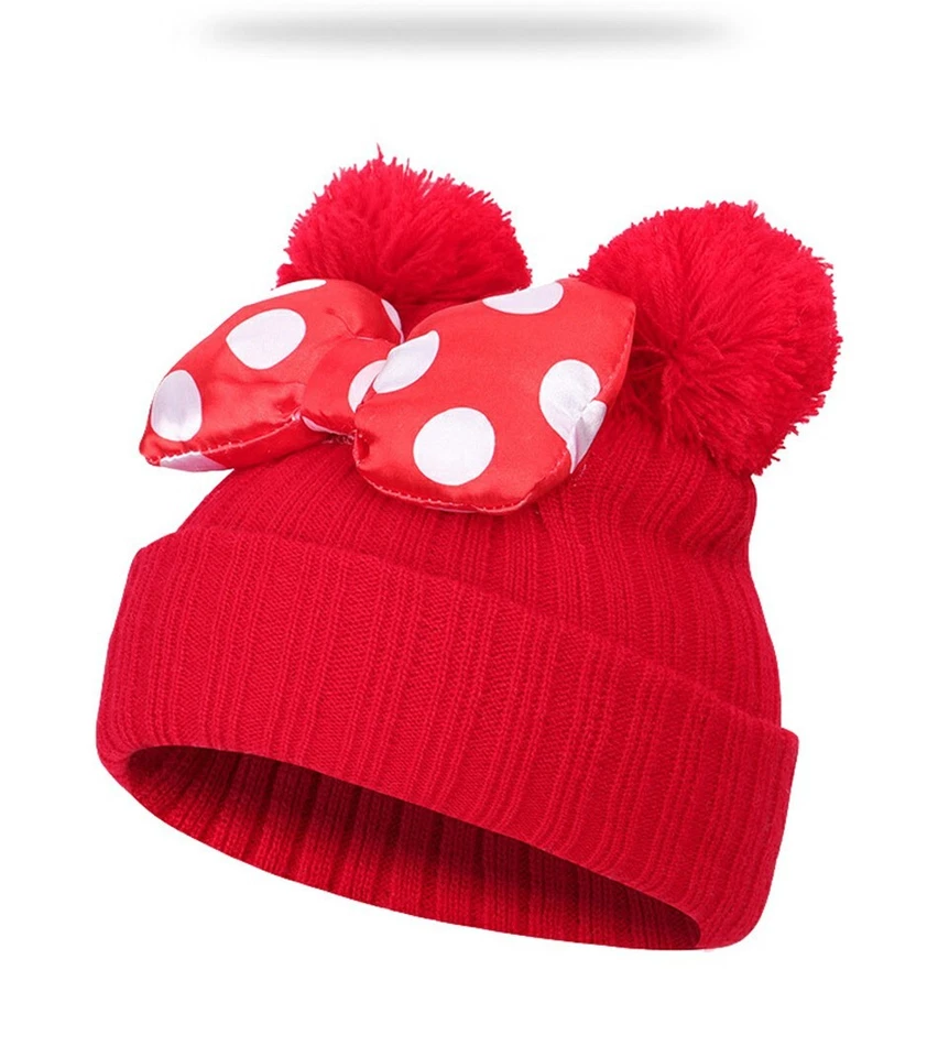 Gorra Minnie Espuma Lana Sombrero Niña Niño Invierno De 2 A 7 Años Mickey Foto 3 de 4
