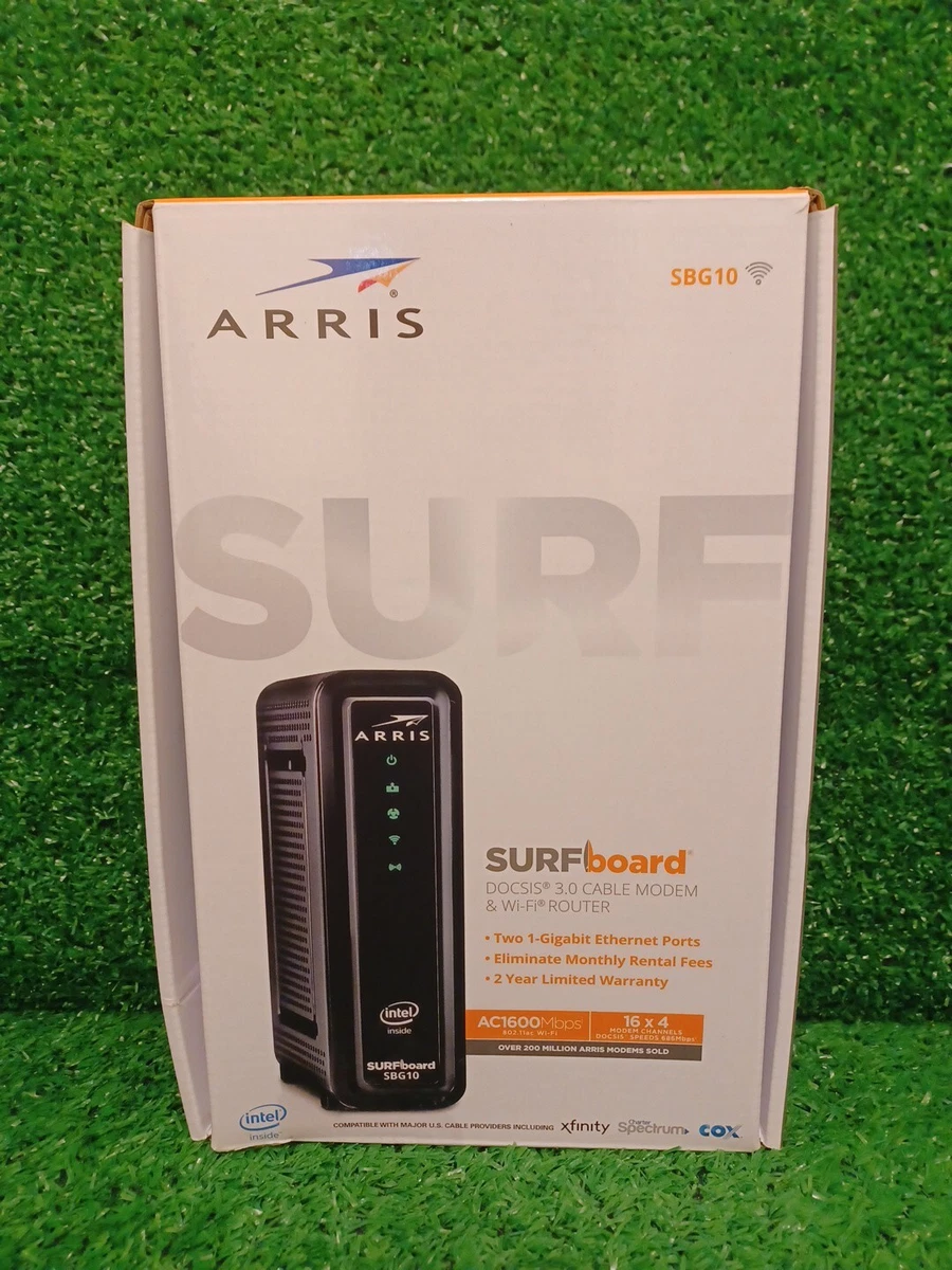 SBG10 SURFboard® DOCSIS® 3.0 Cable Modem & Wi-Fi® Router