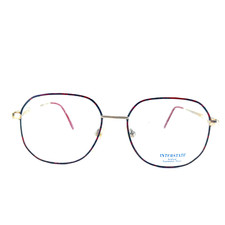 Vintage Interstate Mayra Eyeglasses Eyeglasses Gold Full Rim Frames 54-17 135 mm