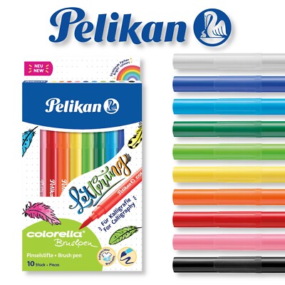 Pelikan Colorella Pinselstifte Filzstifte Brushpen 10 Stk.