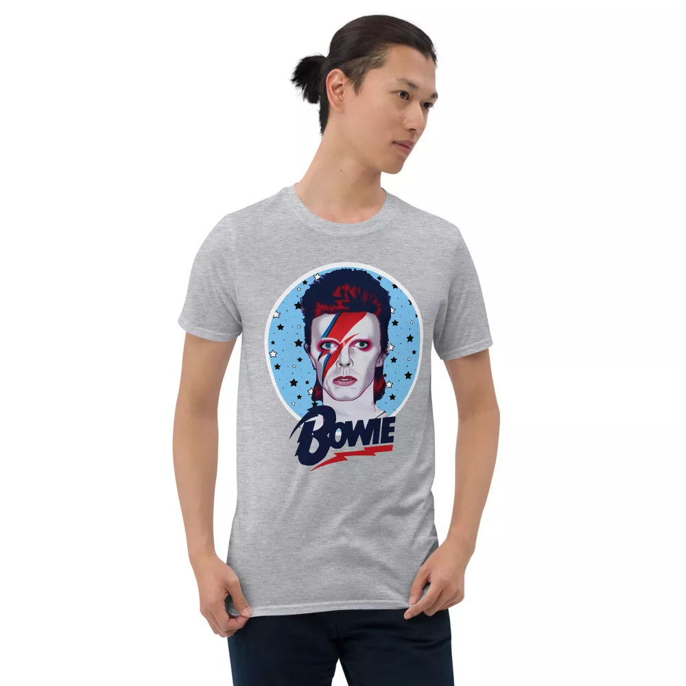 David Bowie Short-Sleeve Unisex T-Shirt - zigally