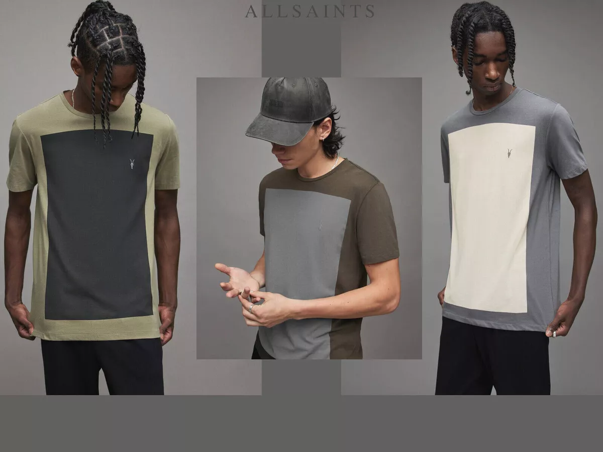 All Saints Lobke T Shirt Designer Short Sleeve Crew Neck Cotton