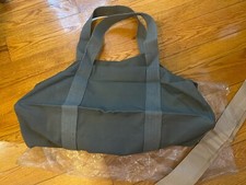 Canvas Duffle, OD Green, Top Load, Heavy Duty Straps, Imported, New