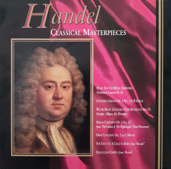 Handel Classical Masters George Friederic Handel 1997 CD