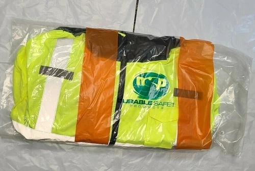 Reflective Bomber Jacket Class III Removable Lining High Visibility Free Ship image 3