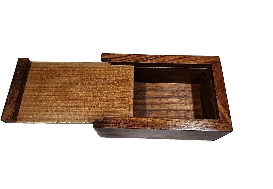 Rosewood Keepsake Box/Urn Raised Relief Handcarved Tree of Life Design Pets - Image 2 of 4