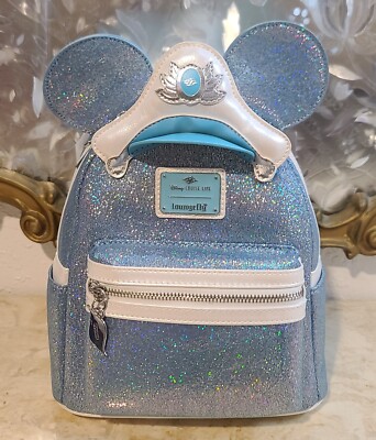 disney cruise line 25th anniversary shimmering seas loungefly mini backpack Bac  Disney Mad Shop Disney Cruise Line 25th Anniversary