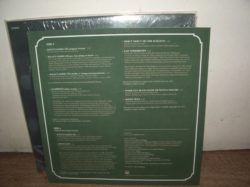Marvin Gaye – What's Going On 2022 EU RARE 2xLP SOUL NM SHRINK 180 GRAM - Photo 4/4