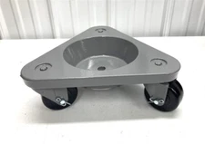 Bond 3310 Cast Iron Triangular CUP DOLLY Phenolic Wheels 750 lb Capacity
