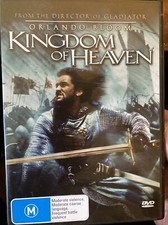 Kingdom of Heaven DVD ABG Ridley Scott Historical fun, Swordplay Crusader style!