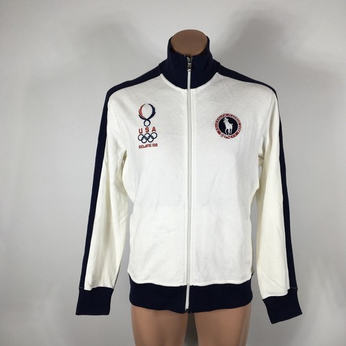 Polo Ralph Lauren Full Zip Long Sleeve Beijing 2008 Winter Olympics M Medium - Picture 2 of 10