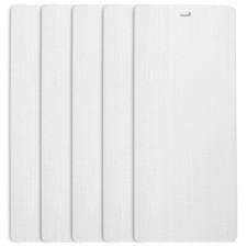 DALIX Arctic Vertical Window Blinds Premium Textured Set 5 Pack Qty / White