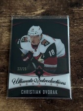 16/17 Ultimate Collection Introductions Onyx Black /25 Christian Dvorak RC