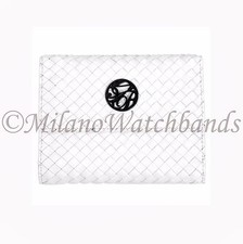 Glam Rock White Hand Braided High Quality Techno Silk Ladies Wallet LW001-02 SM