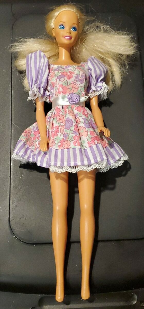 VTG Mattel Doll Clothing Genuine Barbie 80s 90s Fashion Purple