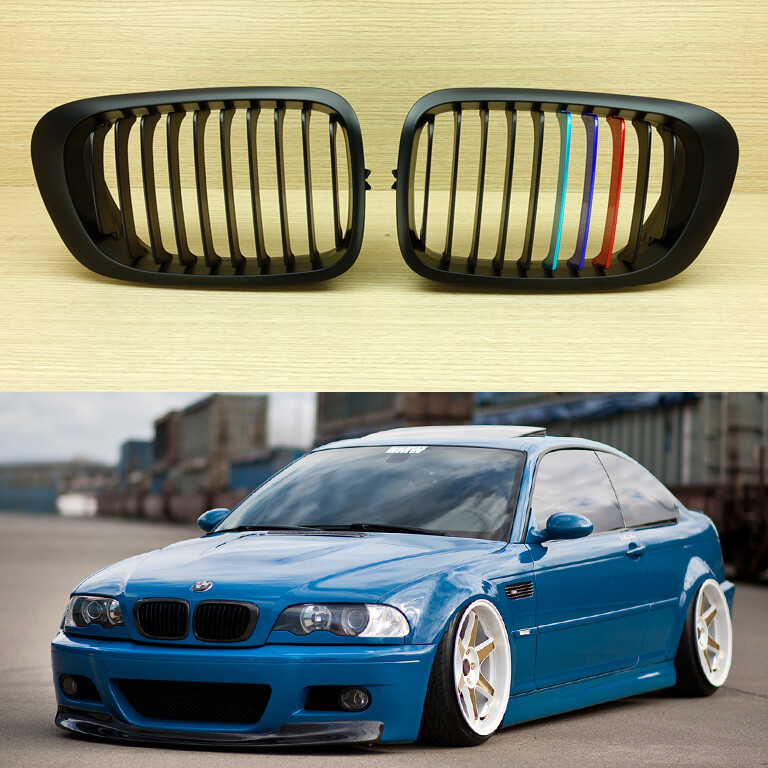 BMW E46 M3フロントグリル 4個セット grl-001-s_2.jpg
