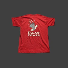 Vintage Large Saks High School T-Shirt Alabama Red Short Sleeve Graphic