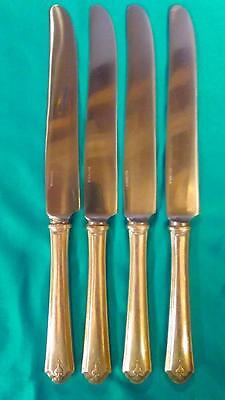Nancy Dean by Wallace ~ Silverplate ~ M or W ~ 4 Tea Spoons 6 inches