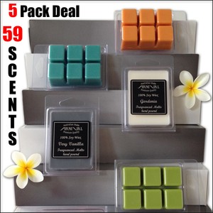 Scented Soy Wax Melts 500hr Burn 5pack Candle Tarts