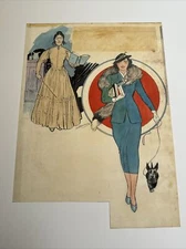 ANTIQUE PAINTING ILLUSTRATION JOSEPH L KRAEMER LISTED FAMOUS RESTORATION PROJECT