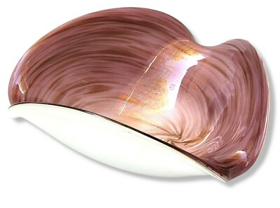 MCM Murano Bowl Attributed to Avem Arte Aventurine Copper Cased Glass 7.5''