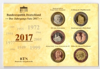 Medaille Münze Set DER JAHRGANGSSATZ 2017