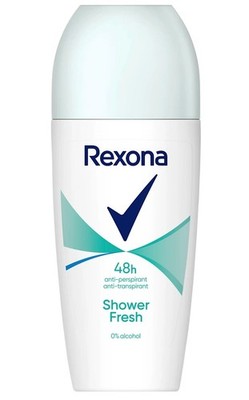 89,33 /L - 6er Pack Rexona Antitranspirant Deo Roll-On - Shower Fresh - 50 ml