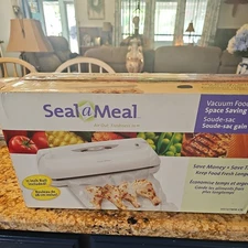 Rival (VS107) Seal-a-Meal Corded Vacuum Food Storage Bag Sealer Boxed Manual
