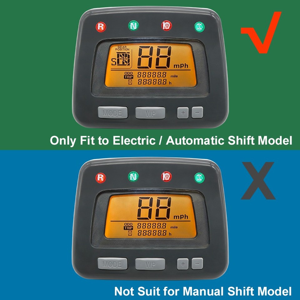 Display for Honda TRX450ES Automatic Shift Digital Speedometer Repair ...
