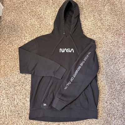 Vans NASA Voyager 1 & 2 Hoodie Black Large Space Pullover Mens L