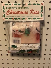 Vintage Meri Mac Christmas Kits Holiday Melody Bell Kit. Nos