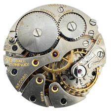 Vintage 43mm Ball Company Commercial Mechanical Pocket Watch Movement Swiss 435