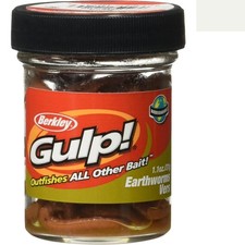 Gulp! Earthworm 4-Inch Brown Bait with Extreme Scent Dispersion - Ready to Fish